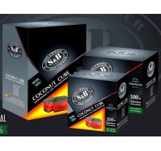 Уголь для кальяна S&B 72 кубика 25*25*25 мм